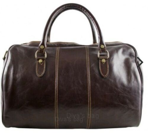 Italian Genuine Leather Travel Bag / Duffel Bag / Carryall – Ivy Niche